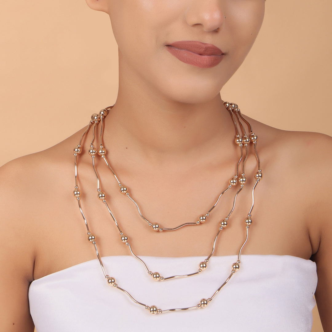 Golden Grace Layered Chain Necklace – Minimal Chic by OLIARI