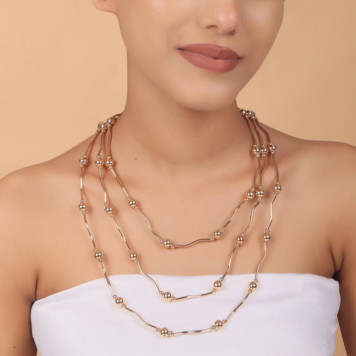 Golden Grace Layered Chain Necklace – Minimal Chic by OLIARI