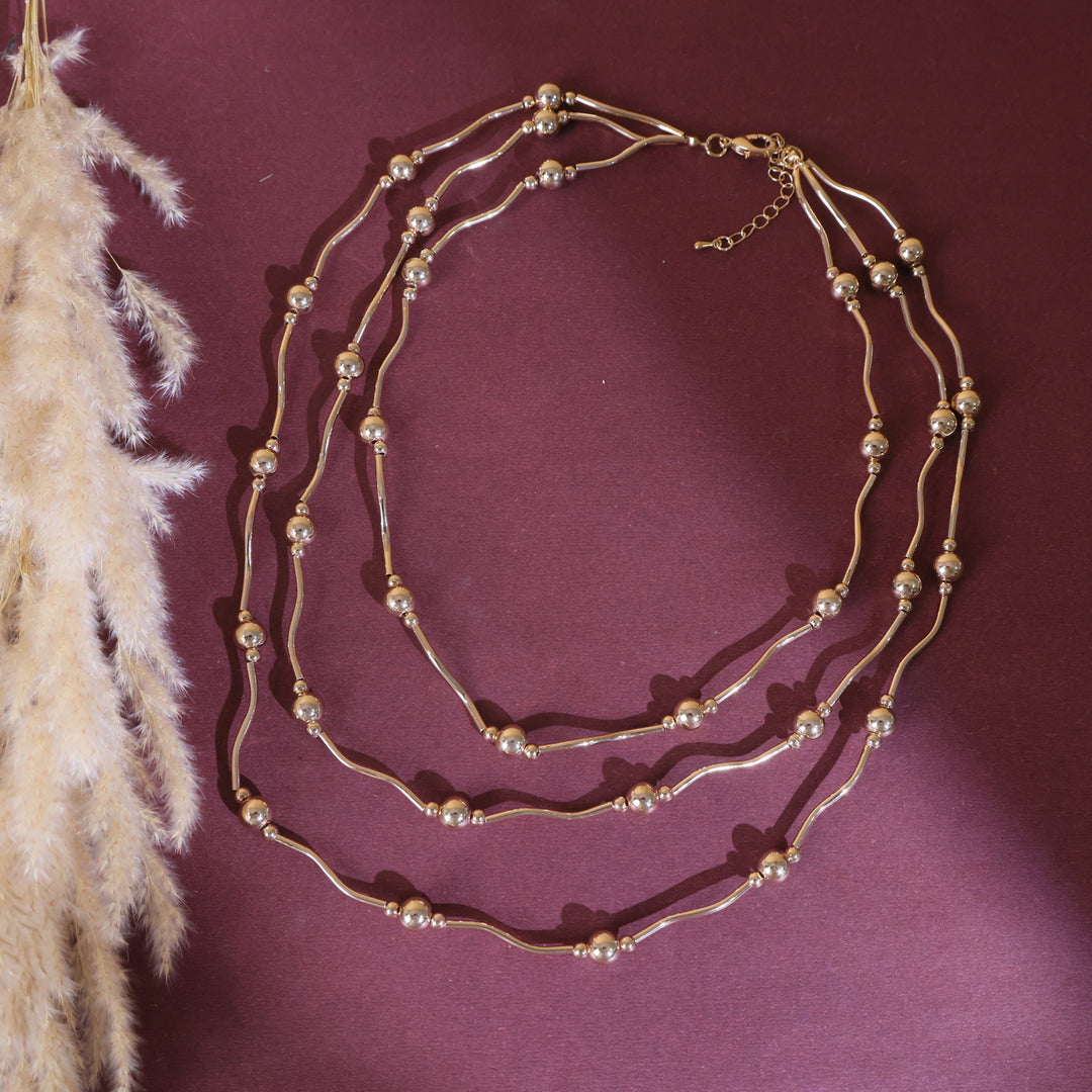 Golden Grace Layered Chain Necklace – Minimal Chic by OLIARI