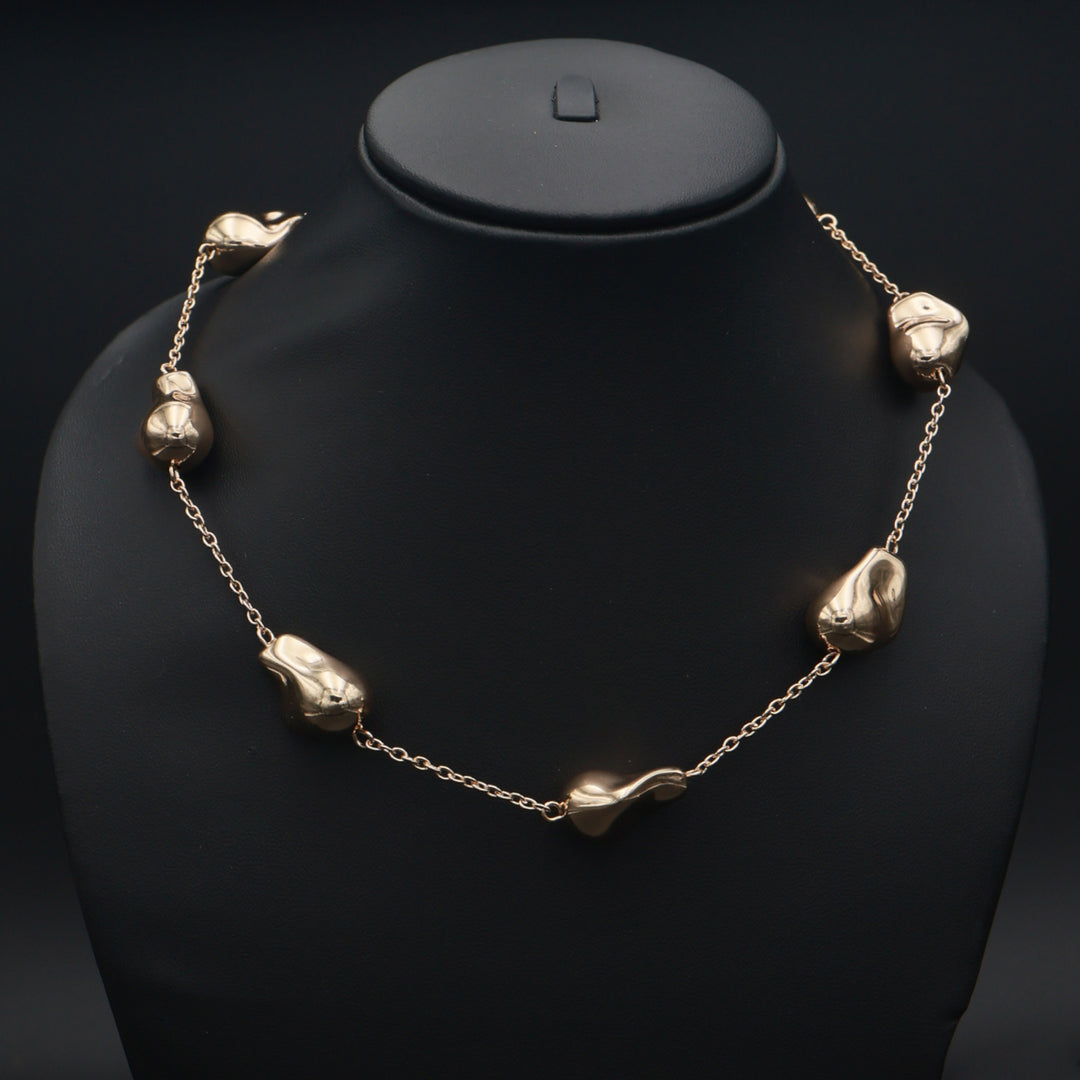 Eclat Fluid Gold Droplet Necklace