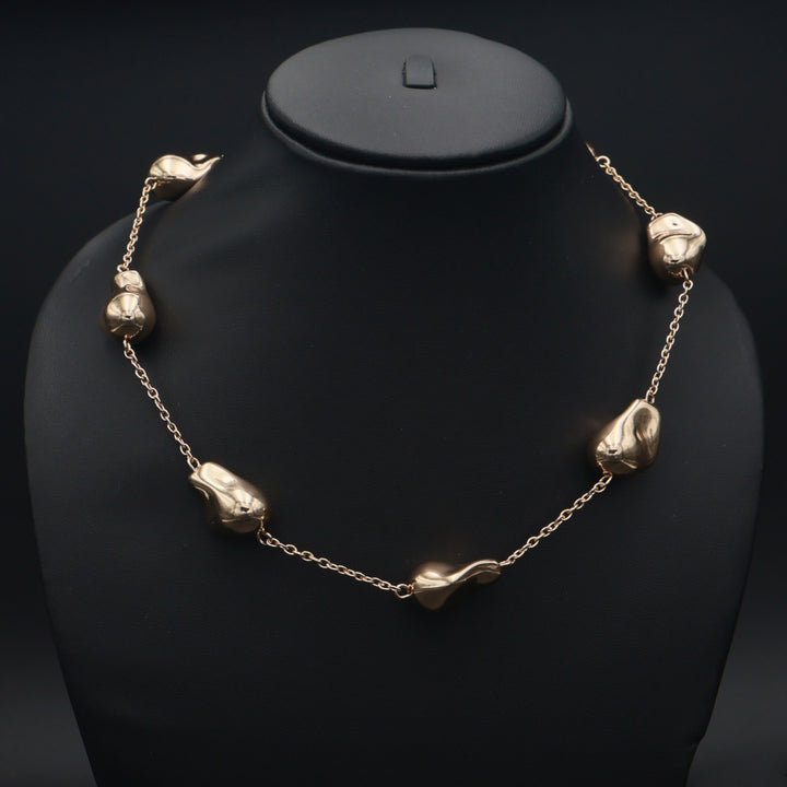 Eclat Fluid Gold Droplet Necklace