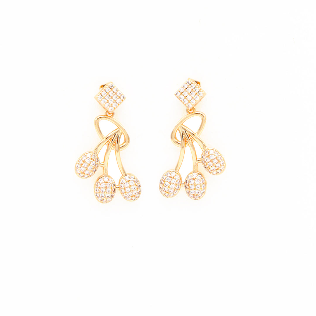 Radiant Curve CZ Necklace & Earrings Set