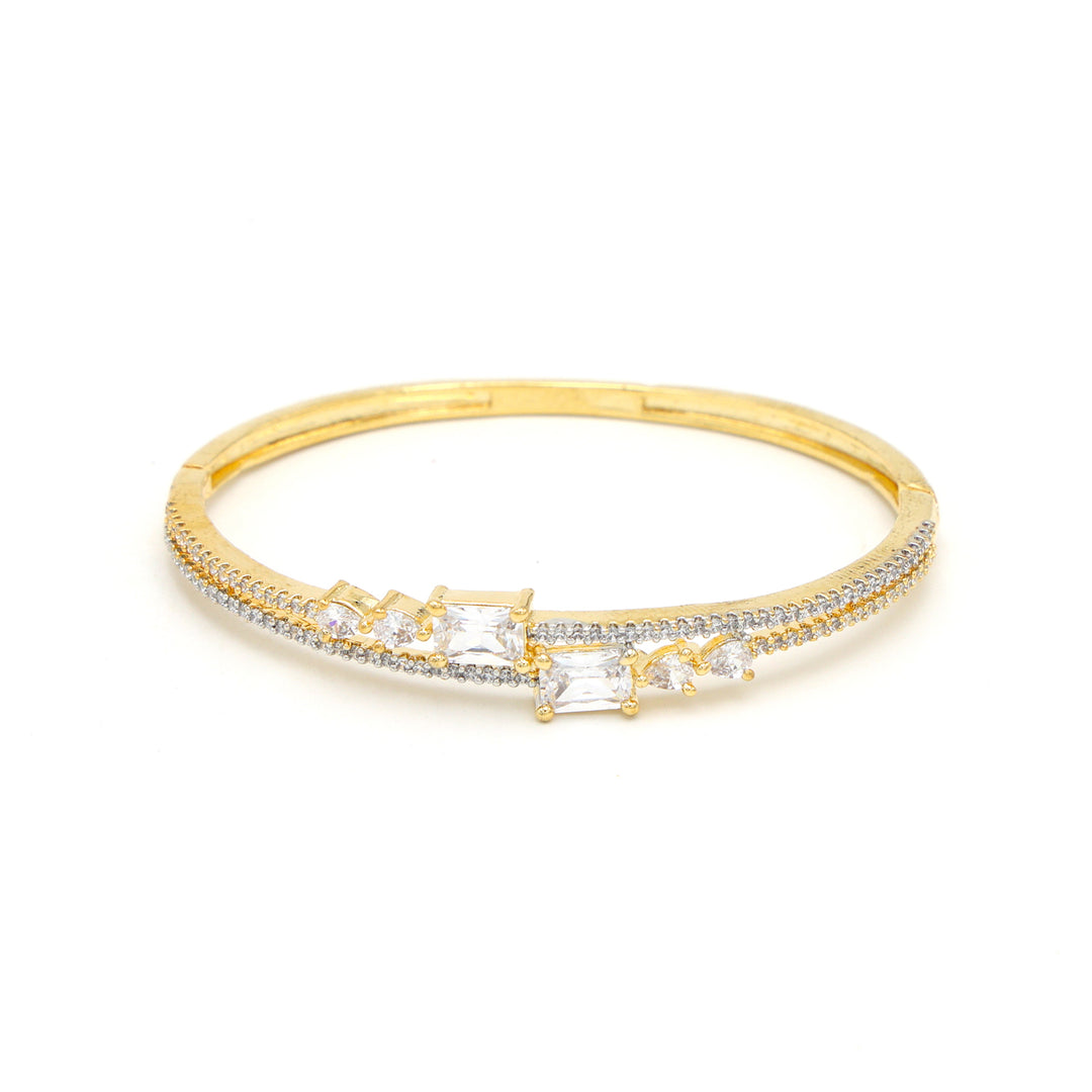 Elegant Princess-Cut CZ Delicate Bracelet