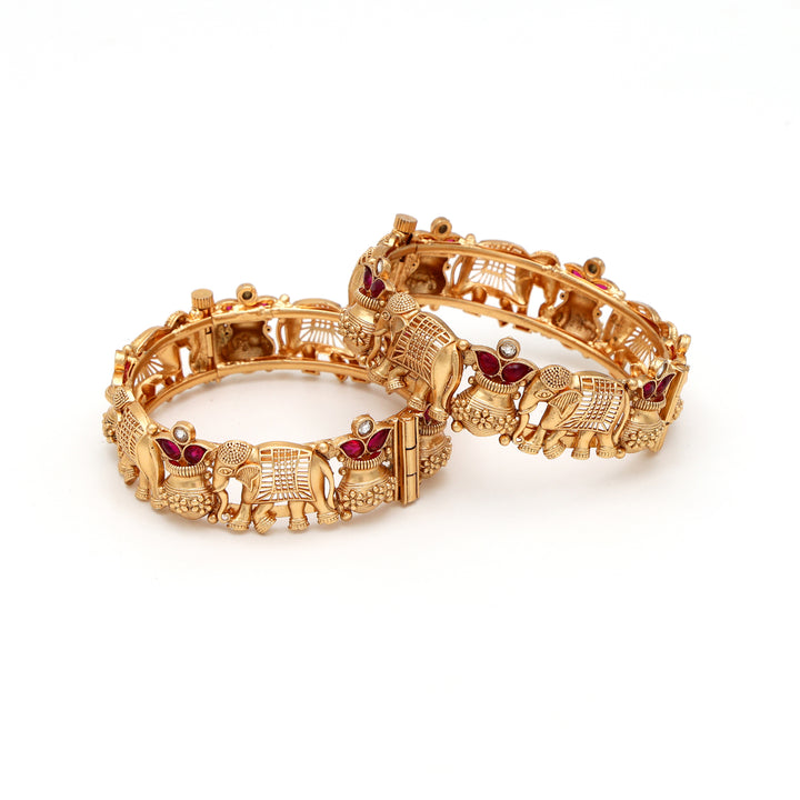 Antique Temple Kada Bracelet