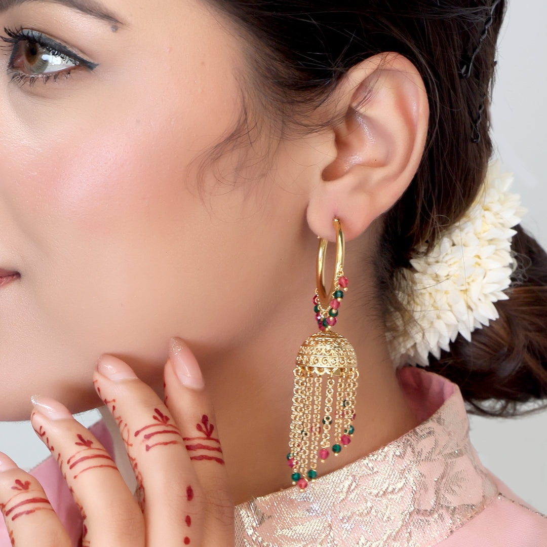 Heritage Tassel Dome Earrings