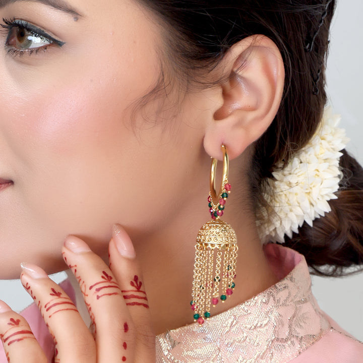 Heritage Tassel Dome Earrings