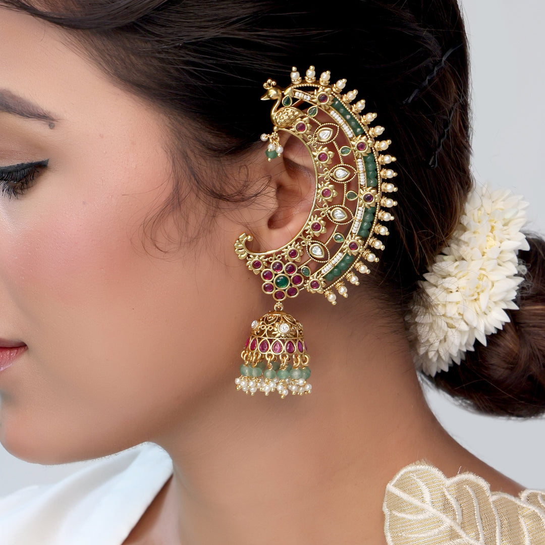 Kemp Temple Ear Cuff Jhumka
