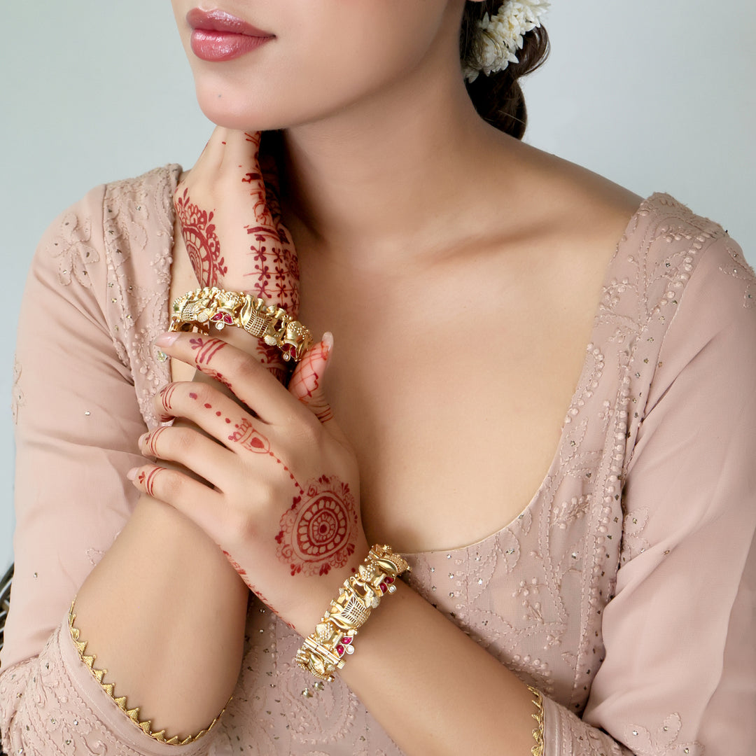 Antique Temple Kada Bracelet