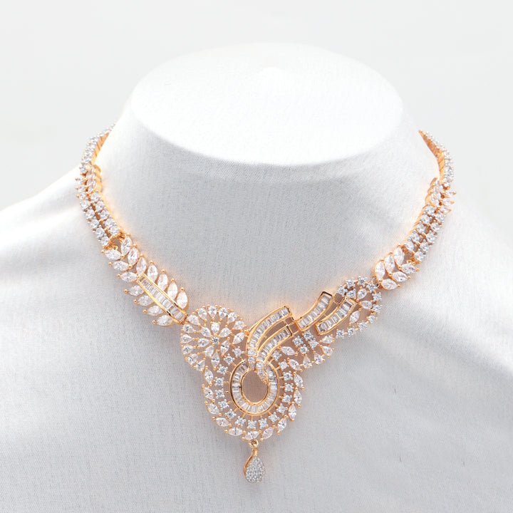 Radiant AD Stone Necklace Set
