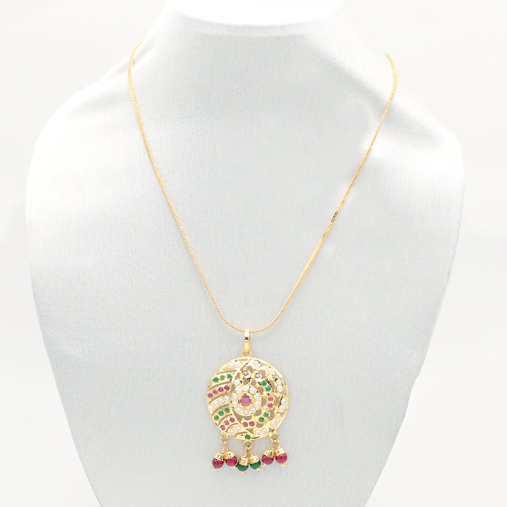 Handcrafted Meenakari Pendant Necklace Set