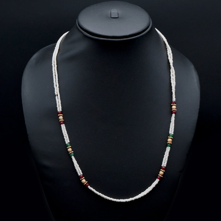 Classic Multi-Strand Pearl Beaded Necklace