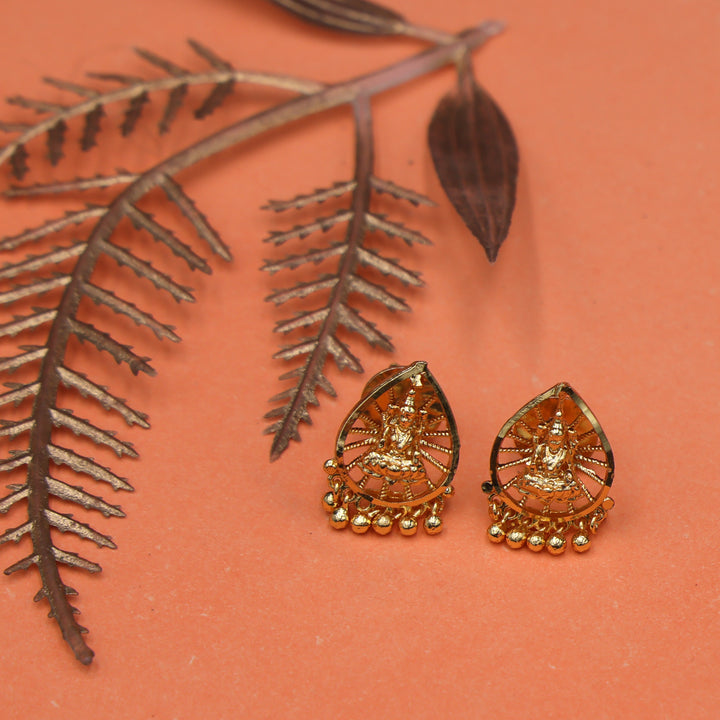 Divine Motif Antique Stud Earrings
