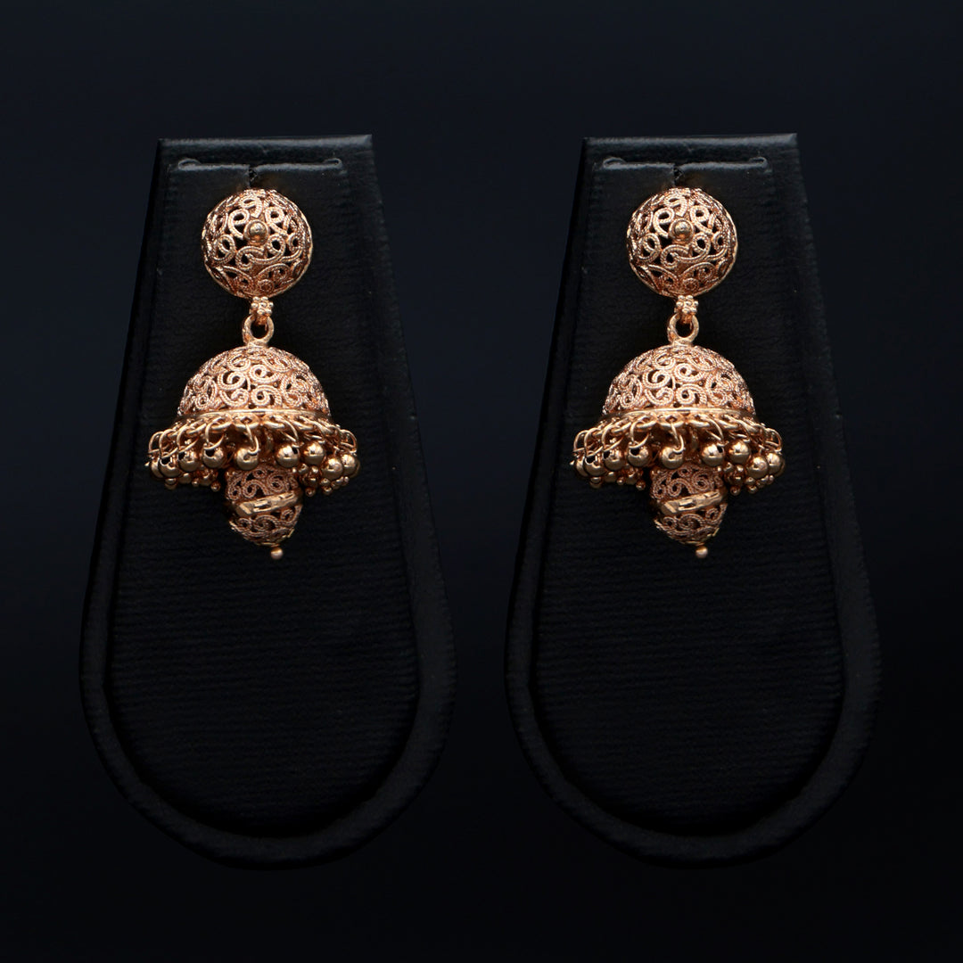 Traditional Filigree Dome Jhumka