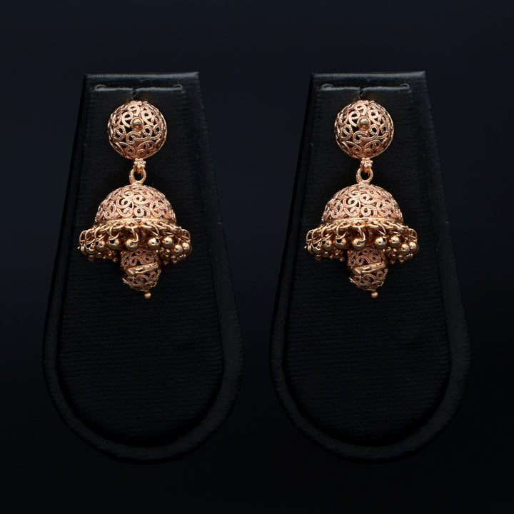 Traditional Filigree Dome Jhumka