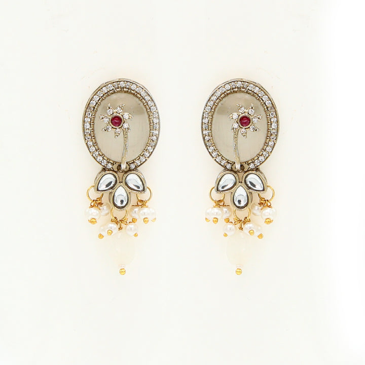 Royal Kundan Pearl Multistrand Necklace Set