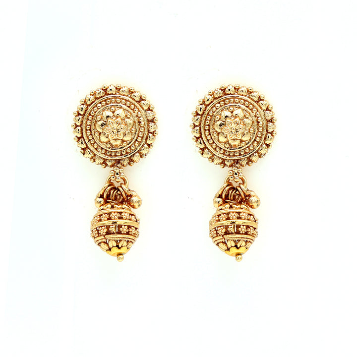 Classic Gold-Bead Traditional Choker Set