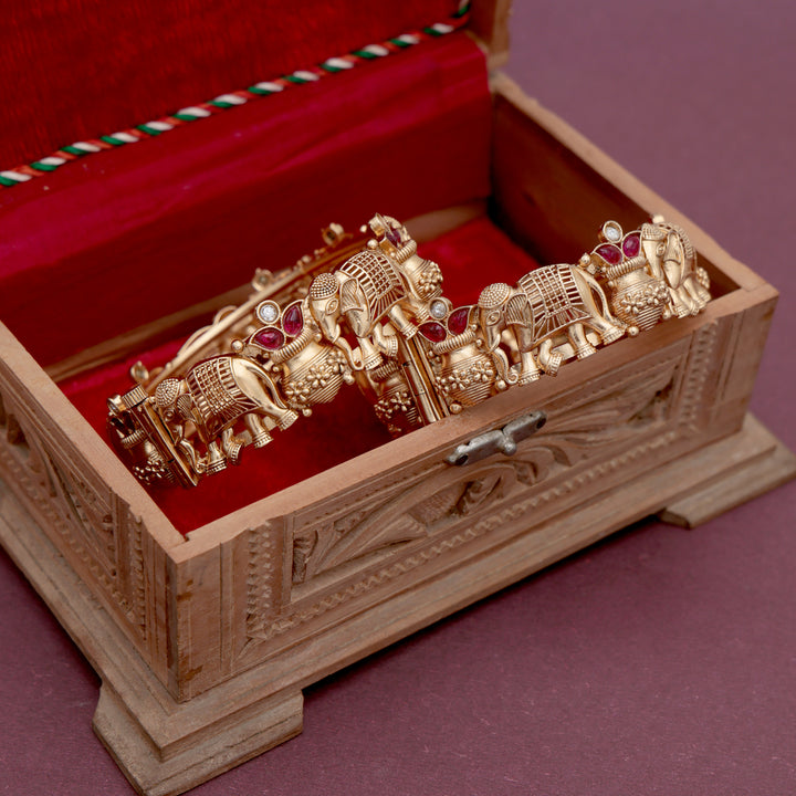 Antique Temple Kada Bracelet