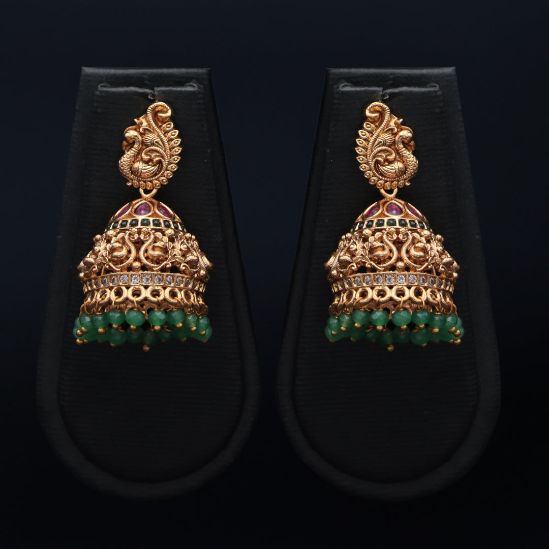 Peacock Temple Jhumka