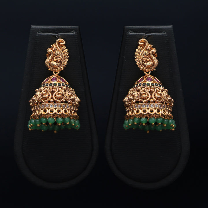 Peacock Temple Jhumka