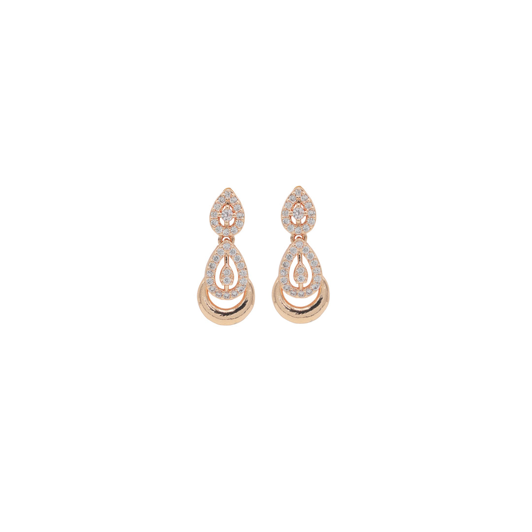 Dewdrop Elegance CZ Necklace & Earrings Set