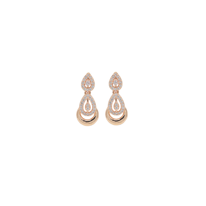 Dewdrop Elegance CZ Necklace & Earrings Set