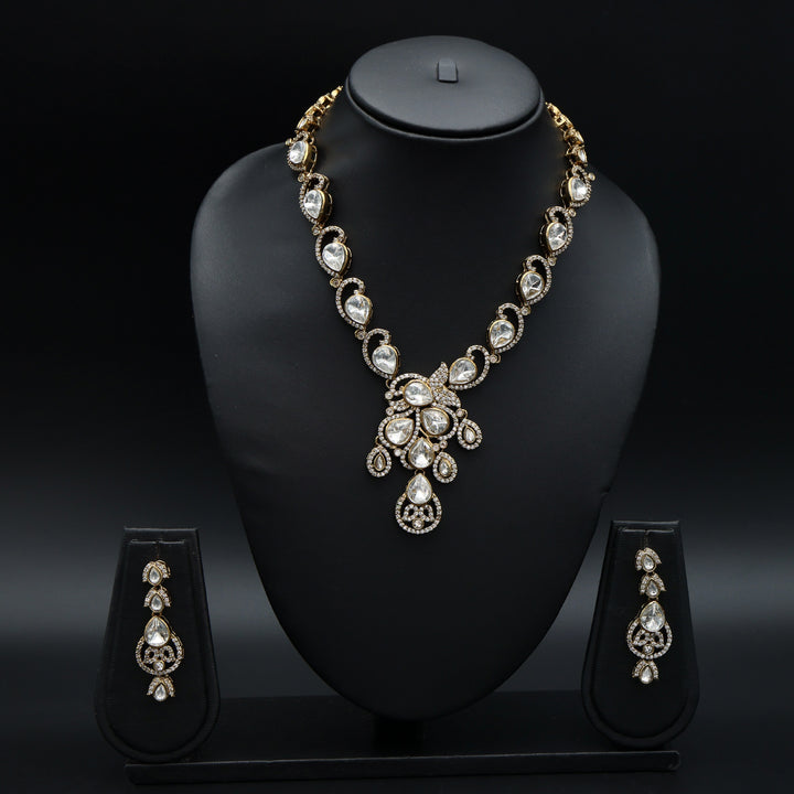 Royal Polki Kundan Long Necklace Set